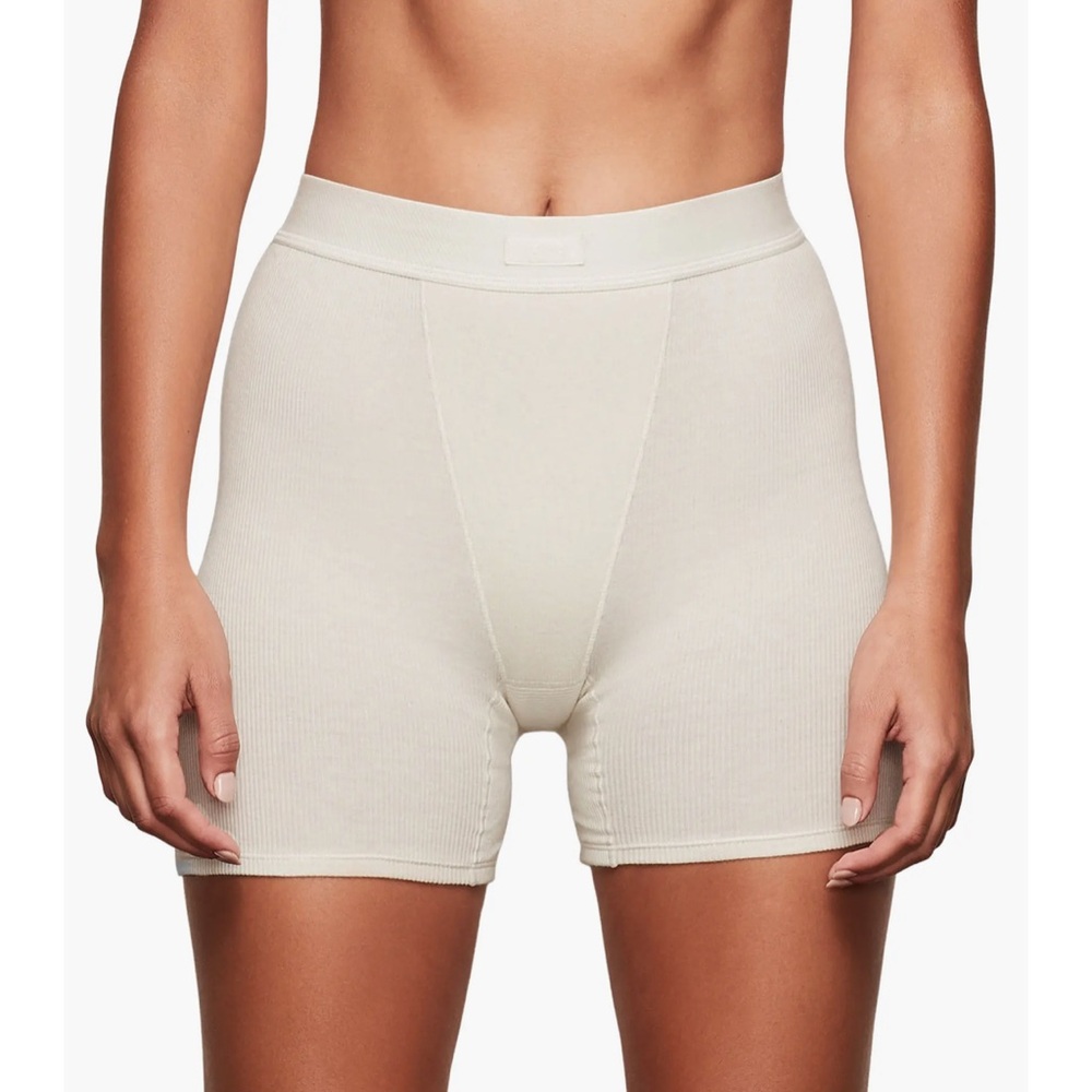 Skims Cotton Rib Shorts